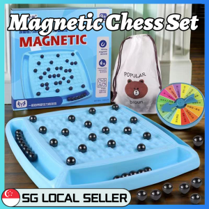 SG READY STOCK Magnetic Chess Magnet Toy Magnetic Board Games For Kids Parent Child Interactive Table Games Toys 磁力感应棋