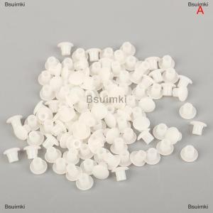 [COD] Bsuimki ที่คลุมรูเฟอร์นิเจอร์5มม. 100ชิ้นฝาครอบสกรูพลาสติกสำหรับตกแต่งตู้เจาะรูรูรูห่วงกันฝุ่นฮาร์ดแวร์ใช้งานได้จริง