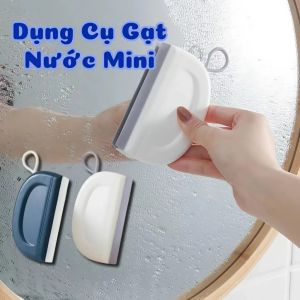 Dụng Cụ Gạt Nước Mini Cao Cấp | Cây Gạt Kính Nhà Tắm Lavabo Bồn Rửa | Gạt Kính TPR Mềm Đa Năng