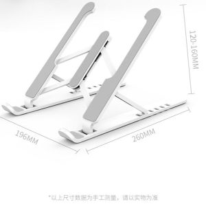 A10ขาตั้งแล็ปท็อปอะลูมิเนียมคุณภาพสูงพับเก็บได้สําหรับ แท่นวางโน๊ตบุ๊ค แท่นวางหนังสือ ขาตั้งแข็งแรง