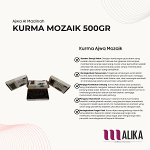 Kurma Ajwa Azwa Anugerah 500 gr Hitam Manis Basah - Oleh Oleh haji dan Umroh Hadiah Acara Syukuran sukuran Pernikahan Kelahiran Lahiran Anak Laki Laki Perempuan Cemilan Ringan