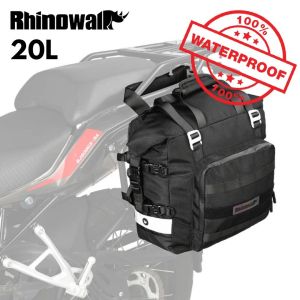 Tas Motor Rhinowalk MT2040 Motorcycle Panier 20L Tail Bag Waterproof