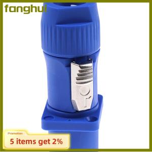 fanghui 2Pcs set PowerCON Audio 3P Type A NAC3FCA+NAC3MPA-1 Chassis Plug Panel Connector