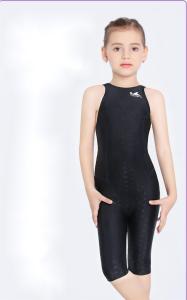 FINA Approved Training Swimsuit Girls Sporty Swimwear Sharkskin Competitive One Piece Swimwear Junior Professional Game Class Breathable Fabric Racing Suit