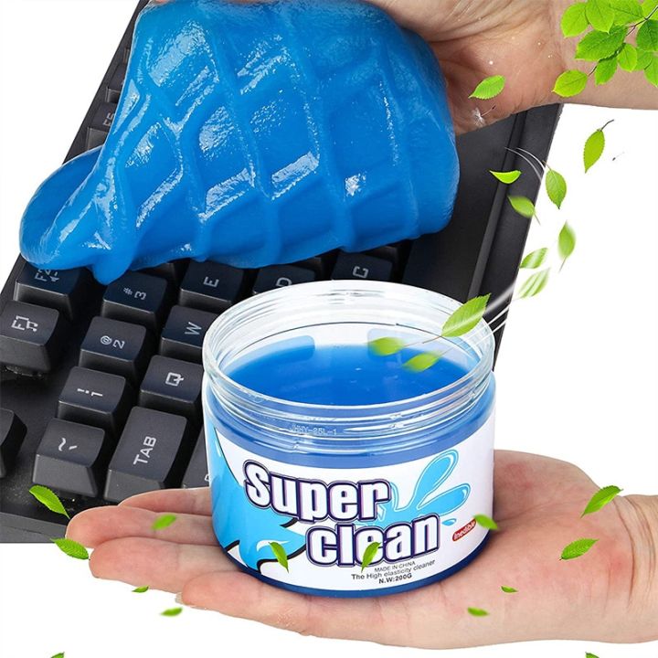 200g Auto Car Cleaning Glue Powder Jelly Dashboard Home Computer