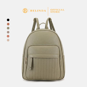 BELINDA Backpack For Woman PU Leather Korean Fashion Cute Girl Ladies College School Bag M50501