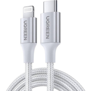 UGREEN Kabel Data Fast Charging Cable MFi iPhone PD Type C to Lightning 3A 36Watt 1 Meter