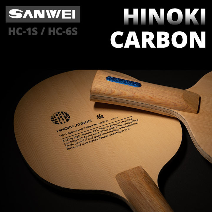 Original SANWEI HC6S HC1S HinoCarbon Table Tennis Blade Racket (HINOKI