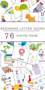 การ์ด Phonics Beginning Letter Sound