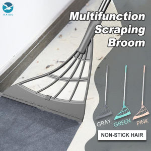 Magic Broom Wiper Mop Floor Dual-Use Sweeping Silicone Broom Non-Stick Hair Household Toilet Clear Water Smudge Glass Cleaning Tool Artifact