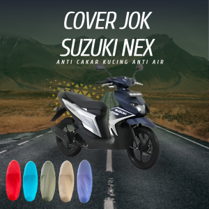 cover jok motor suzuki nex anti air dan cakar kucing