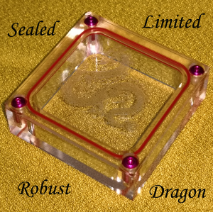 acrylic clear transparent jewelry rust free sealed box container