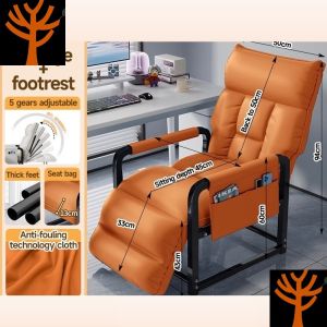 2026 Upgraded Both Use Sit Or Lie 5 Gear Adjustable Lazy Recliner Sofa Chair Thickened Bedroom/Living/Sleeping/Lounge/Arm Chair