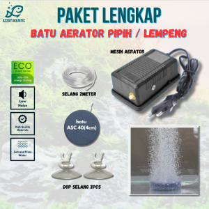 PAKET LENGKAP BATU AERATOR PIPIH / LEMPENG ASC ASCP 40 60 80 100