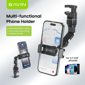 BAVIN PS55 360° Degree Rotation Compatible Universal Sturdy Phone Holder for Bedrooms / Kitchens / Desks and Cars