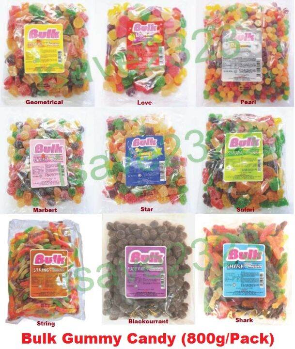 Bulk Gummy Candy (800g) - 9 Flavours | Lazada