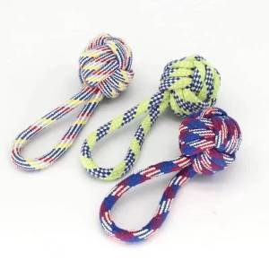 Interactive Durable Cotton Rope Dog Chew Toys – Multi-Style Tug & Treat Dispensing for Teeth Cleaning & Boredom Relief