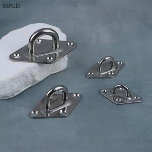 【Flash Sale】COD 1pc M5 M6 M8 M10 304Stainless Steel Ceiling Wall Mount Hook Heavy Duty Anchor Eye Plate For Boat Yoga Swing Hammocks