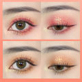 อายแชโดว์ Lameila อายแชโดว์ทาตา อายแชร์โดว์ อายแชโดว์กันน้ำ พาเลทตา 2สี เนื้อดินน้ำมัน อายแชโดว์กลิตเตอร์ ประกายชิมเมอร์ สีสวย EyeShadow. 