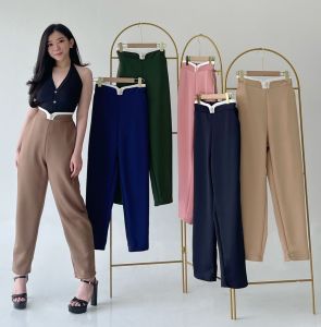 Slim Pencil Pants / Celana pensil Scuba Wanita / Highwaist pencil Skinny pants