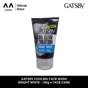 GATSBY Cooling Face Wash Oil Clear Solution Series | Facial Wash 100gr