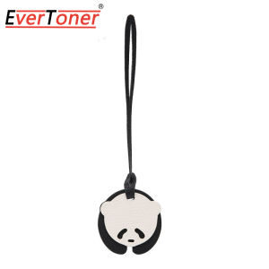 กระเป๋า EverToner มีเสน่ห์สำหรับกระเป๋า Longchamp อุปกรณ์เสริมสำหรับกระเป๋าถือตกแต่งพวงกุญแจรถหนัง PU จี้ห้อยกระเป๋าถือแพนด้าน่ารัก