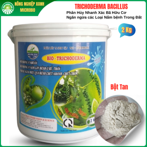 NẤM TRICHODERMA 5 CHỦNG Mật Độ Cao Bột Hòa Tan 2 KG