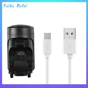 [Feibe Befei] Xe đạp còi điện màu đen ABS USB có thể sạc lại xe đạp xe đạp chuông Loa vòng phụ kiện xe đạp lớn tay lái Vòng báo động