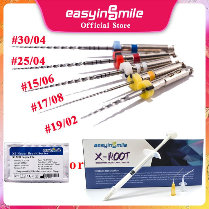 X3 Files Rct Dental Endo Rotary Files X3 Taper NITI Engine Files Never Break ...