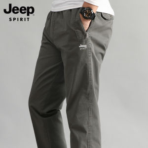 JEEP SPIRIT Quần Nam Quần Túi Hộp Cotton Ngoại Cỡ Mới Quần Mỏng Mùa Hè Dáng Suông Rộng