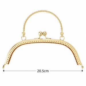 Purse Clasp Frame Vintage Bag Kiss Clasp Lock For Diy Handmade Bag Hardware Setup