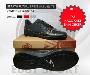 Sepatu Futsal Laki-laki Wanita Ukuran 38-43 Specs Satu Elite