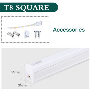Đèn Tuýp LED Tích Hợp T5 30Cm 60Cm Đèn Tuýp LED Siêu Sáng Đèn Tường 5W 220V Đèn Trắng Ấm Cho Gia Đình Trong Nhà