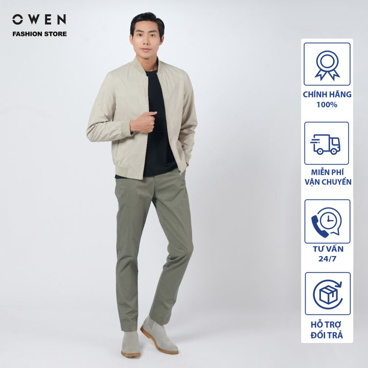 OWEN - (FREESHIP) Áo khoác nam OWEN, áo gió Jacket cao cấp giữ ấm tốt JK220717 - OWEN Flagship Store