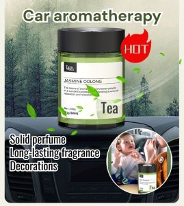 【FAMMY FAEY】【Fresh And Non-Stinging】Tea Scented Car Aromatherapy 2025 New Long-Lasting Fragrance Atmosphere Senior Car Perfume Car Interior Solid Balm茶味车载香薰