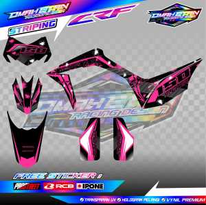 STRIPING VARIASI MOTOR HONDA CRF EXITER / STIKER LIST HONDA CRF EXCITER
