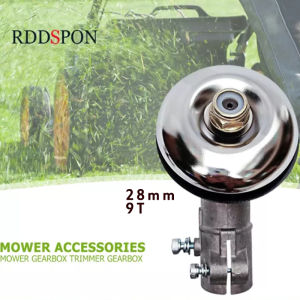 [Philippine Local Delivery + COD]26mm/28mm 9Teeth Strimmer Gear Head Gearbox Brush Cutter Grass Trimmer Lawn Mower Part Garden Brush Gearhead Gearbox Lawn Mower Cutter Trimmer Replace Gear Head Parts for Household Garden Grass Supply