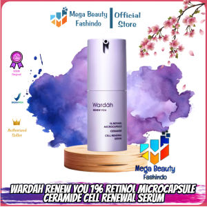 Wardah Renew You 1% Retinol Microcapsule Ceramide Cell Renewal Serum 15ml | 30ml