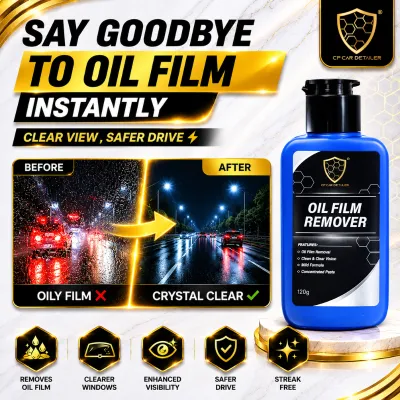 【CP CAR Detailer】Windscreen Oil Film Removal Windshield Car Glass Cleaner Oil Film Remover 120g 玻璃油膜去除剂
