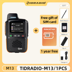 TIDRADI0 M13 Global Walkie Talkies 4GPOC with Sim Cards Long Distance 5000KM Multi person call