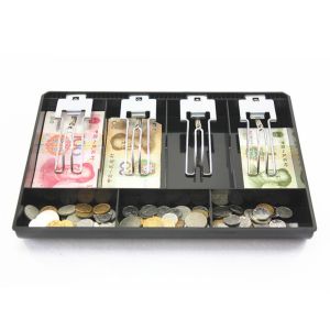 JUTBONG Multi-grids Cashier Box Metal Clip Multifunctional Drawer Cash Register Durable Saving Space Drawer Cash Tray For Shop