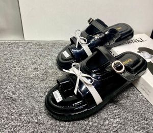 Sandal Wanita Platform Sendal Slop Jempol Full Busa Kekinian