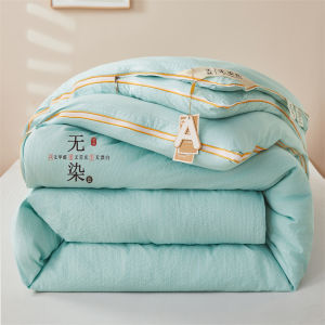 【Super low price】Class A Quality All-season Comforter Detachable Double-layer Bed Quilt with Zipper Soybean Fiber Warm Autumn Winter Quilt Core