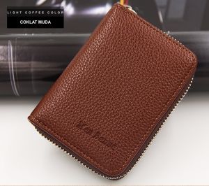 Menbense Dompet Kartu Minimalis K99 Bahan Sintetis Kilat Lembut dan Muat Banyak