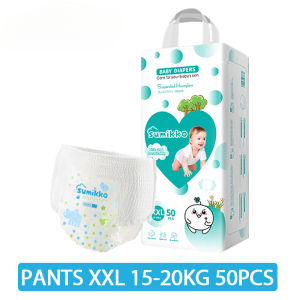 Baby Diapers pants 50pcs Premium Diapers from S Size to XXXLSize Pull-up Pants Leak-proof Baby Diapers