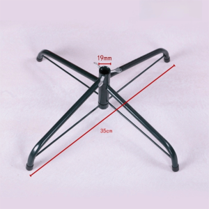 HOTOTO Sturdy Christmas Tree Stand Base Metal Rotating Artificial Christmas Tree Base Durable Christmas Tree Stand Legs Christmas Tree Accessory
