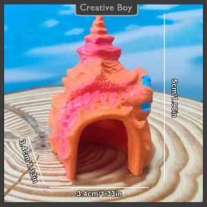 [Creative] Nhà ốc xà cừ trang trí bể cá cảnh quan Bể cá trang trí bể cá trang trí bể cá tôm ẩn nơi trú ẩn