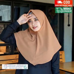 Jilbab Khimar Instan Simpel Pet Diamond