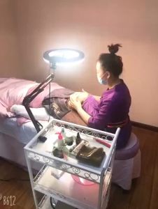 Tattoo Beauty Lamp Floor Beauty Eyelash Lamp Cold Light Eyelash and Nail Lamp Face Lighting Portable Lamp Floor Salon Beauty Lamp For Tattoo