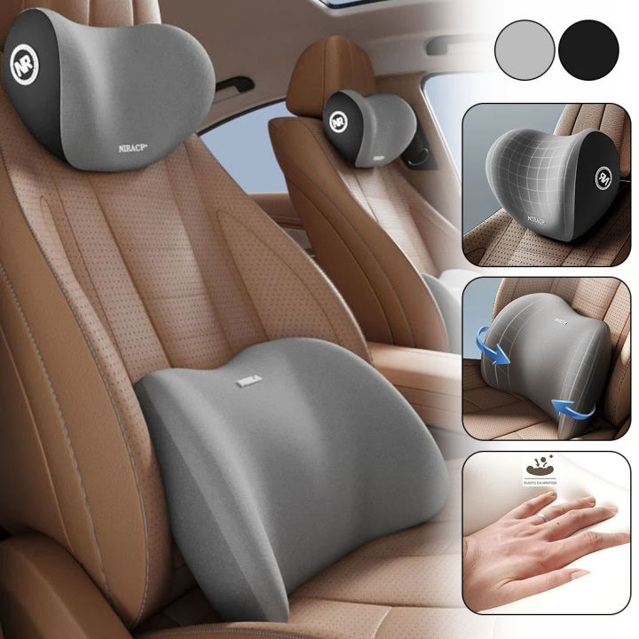 Lumbar Support Pillow Car Back Support Car Headrest Lumbar